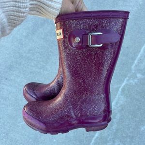 Hunter Rain Boots Girls 9/10